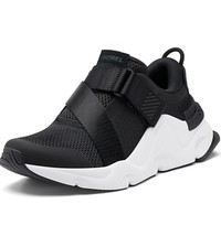 SOREL Kinetic RNEGD Strap Waterproof Sneakers in Black, Sz 6.5, New! - £55.38 GBP
