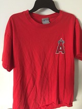Preowned MLB Los Angeles Angels #48 Torii Hunter Men&#39;s Medium T-Shirt - $9.86