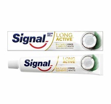 Signal Long Active Nature Elements Coconut Toothpaste -75ml Free Shipping - £8.53 GBP