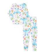 Monsters Inc. Sully and Mike Wazowski Toddler Kids Print Halloween Pajam... - $22.99