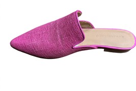 Huma Blanco women&#39;s ilaria flat mule in MAGENTA JUTE - $177.21