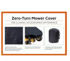 Classic Accessories Zero-Turn Lawn Mower Cover - £36.44 GBP