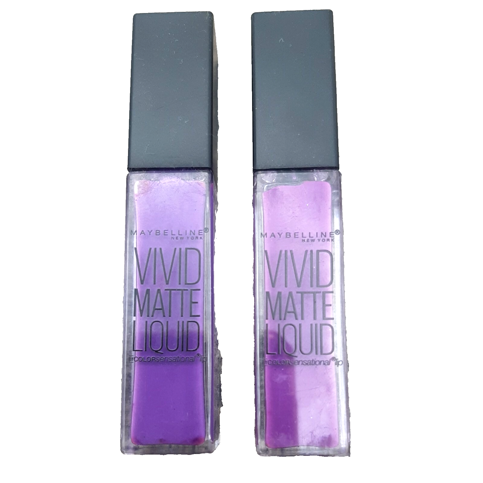 LOT OF 2 Maybelline NY  Vivid Matte Liquid Lipstick 45 VIVID VIOLET - $9.89