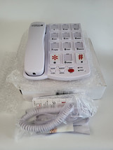 Future Call FC-0613 Amplified Voice Dialer Phone - White Missing Photos - $38.47