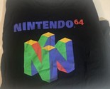 Nintendo 64 T Shirt L Black SH2 - $7.91