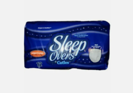 (1) Pack of 12 Sleep Overs By Cuties Pull Up/Underwear Large/X Large 60-... - $9.47