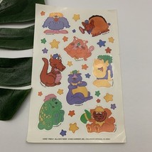 Vintage Current 90s Stickers Monsters Creatures Colorful All Occasion  - $182.84 MXN