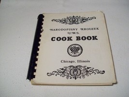 Vintage 1975 Narodopisny Krouzek UMS Chicago IL Moravian Czech Cookbook Recipes - £18.58 GBP