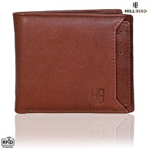 &quot;HILL BIRD&quot; Men&#39;s RFID Blocking Leather Wallet Credit Card ID Holder Wat... - $18.65