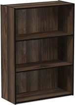Furinno Pasir 3-Tier Open Shelf Bookcase, Columbia Walnut - $51.93