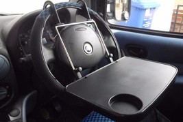 Car Van Back Seat Steering Wheel Table Food Tray Travel Laptop Work Stat... - $347.67 MXN