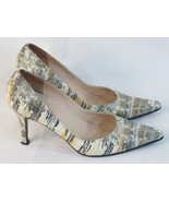 Amalfi by Rangoni Patent Leather Snake Print Pumps Size 8 C US Excellent... - $28.59