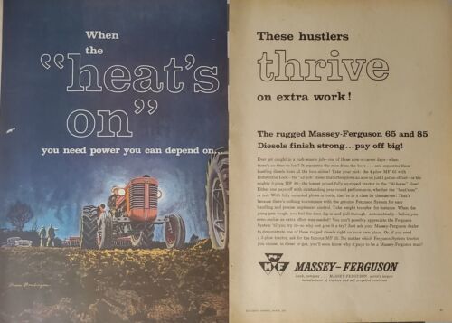 Primary image for Massey Ferguson Tractor Advertisement 1961