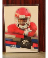 2014 Press Pass James White #49 Blue Parallel Rookie RC  Wisconsin Badgers - $3.00