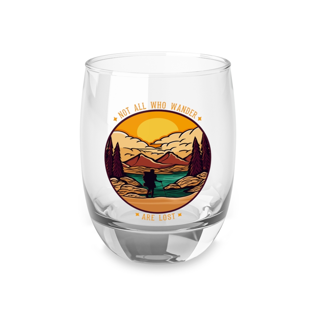 Primary image for Personalised Not All Who Wander Are Lost Whiskey Glass