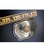 Indian Head Cent Coin 1908 Vintage Two-tone Western Belt Buckle Antique ... - $46.32 CAD