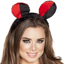 Ladybug Headband Head Piece Costume Antennae Two Toned Black Red Roma 4561 - $6.68