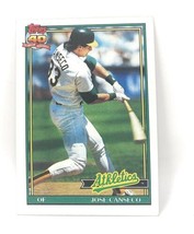 1991 Topps Baseball Card #700 - Jose Canseco - Oakland Athletics - OF - £0.77 GBP