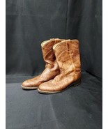 JUSTIN 3163 Men's 9 D Marbled Chestnut Brown Leather Roper Cowboy Wester... - €34,61 EUR JUSTIN 3163 Men's 9 D Marbled Chestnut Brown Leather Roper Cowboy Wester... - €34,61 EUR