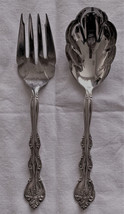 Meat Fork &amp; Casserole Spoon Interlude International Silver Silverplate - £3.19 GBP