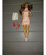 2015 Mattel BARBIE FASHIONISTA #32 DOLLED UP DENIM #DPX68 Curvy Barbie Doll - $183.73 MXN