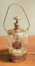 Vintage Glass & Metal Kerosene Style Musical Liquor Decanter "O. Sole Mio" - $19.75
