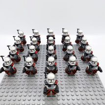 Star Wars Commander Colt Captain Grey Minifigure Building Blocks - Set o... - £26.61 GBP