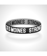 Reversible Des Moines Strong Bracelet Wristband - $218.37 MXN