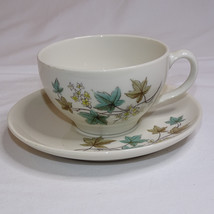 Vintage Carefree True China By Syracuse Woodbine 1 Cup And 1 Saucer Pret... - £10.09 GBP