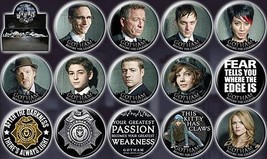 DC Comics Gotham TV Show Metal Button Assortment of 14 Ata-Boy YOU CHOOS... - $1.25