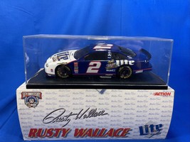 Action Rusty Wallace #2 Miller 1998 Ford Taurus 1:24 Limited Edition 1/2500 Bank - £33.78 GBP