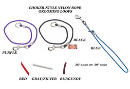 Choker-Style Nylon Rope Braided Choke Grooming Loop Noose for Dog Table ... - £14.34 GBP+