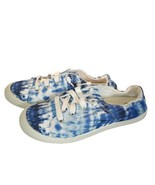 Time and True Scrunch Back Memory Foam Blue Tie Dyed Sneakers Womens 7 - £4.17 GBP