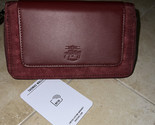 NWT Herschel Supply Co Thomas zippered wallet Port brick red - £30.35 GBP