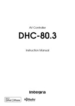 Onkyo Integra DHC-80.3 AV Controller Owners Instruction Manual - $22.24