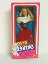 Vintage Swiss Dolls of the World Barbie - 1983, Mattel#7541-New in Box - $34.99