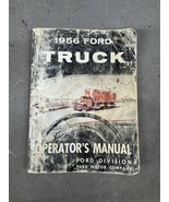 1956 Ford Pickup Truck Original Factory Owners Manual F1 F2 F3 F4 F5 F6 ... - $254.27 MXN