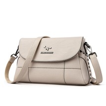  White Women Messenger Bags Female Leather Handbags Small Crossbody Bag For Wome - £32.03 GBP