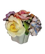 Vintage Staffordshire Floral Bone China Made In England 6 Flowers Rose V... - $678.35 MXN