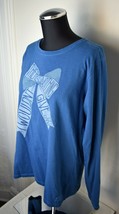 Life Is Good Blue There is Nothing I Wouldn&#39;t Give Long Sleeve T-Shirt-W... - $25.83 CAD