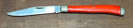Queen Steel Vintage Red single blade Folding Pocket Knife - $75.00