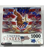 LPF The United States of America Jigsaw Puzzle 1000 Piece Patriots Eagle... - $15.75