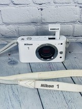 White Nikon 1 J1 10MP Digital Camera Body Only- No Lens, No Charger - £44.93 GBP
