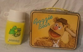 1979 VINTAGE MUPPETS METAL LUNCH BOX WITH THERMOS THERMOS  - £59.64 GBP