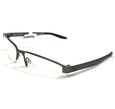 Nike Eyeglasses Frames 8138 071 Gunmetal Matte Clear Gray Half Rim 56-16... - £74.75 GBP