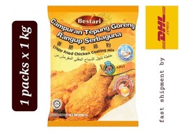 x1 packs Original BESTARI FLOUR 1kg Best Crispy Chicken Coating Mix ,DHL Express - $59.30