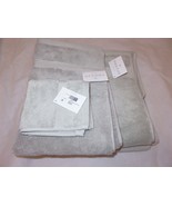 Sferra Bello 3P Bath Towel Set Grey NWT - $139.10 CAD