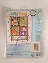 Dimensions Wild Things Birth Record Baby Hugs Counted Cross Stitch - $26.97