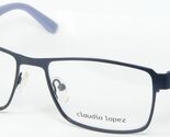 Claudio Lopez CLA SEL4818 Col.3 Gafas Azules Con Montura De Metal 54-16-... - $76.22