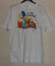 NWT MENS the SIMPSONS WHITE NOVELTY T-SHIRT SIZE XL - $25.20